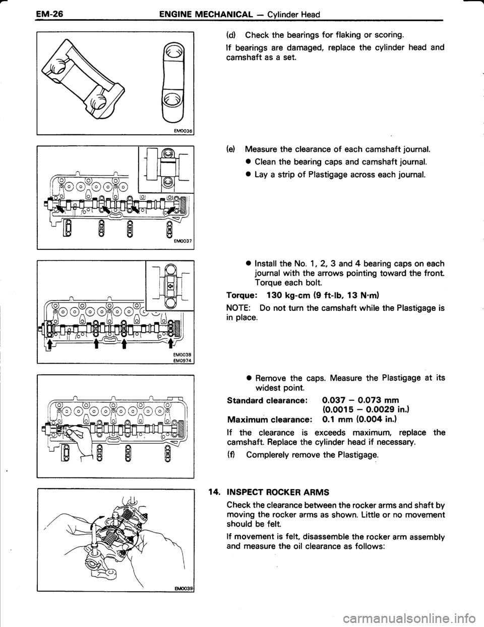 TOYOTA TERCEL 1985 Workshop Manual TOYOTA TERCEL 1985 Workshop Manual