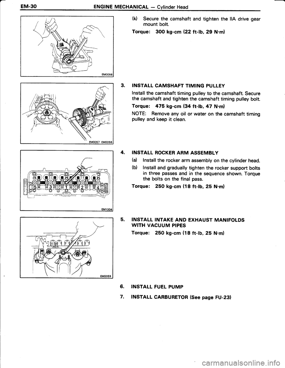 TOYOTA TERCEL 1985 Manual PDF TOYOTA TERCEL 1985 Manual PDF