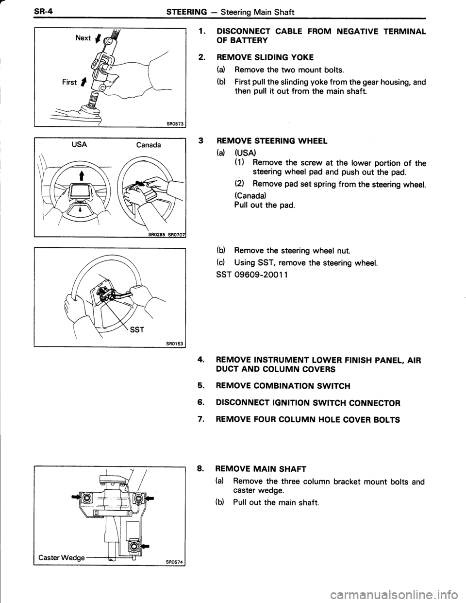 TOYOTA TERCEL 1985  Repair Manual 