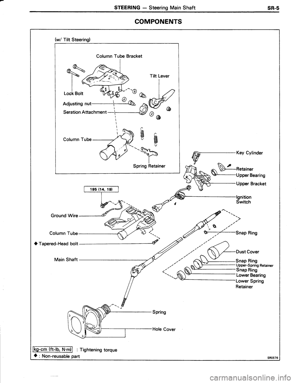 TOYOTA TERCEL 1985  Repair Manual 