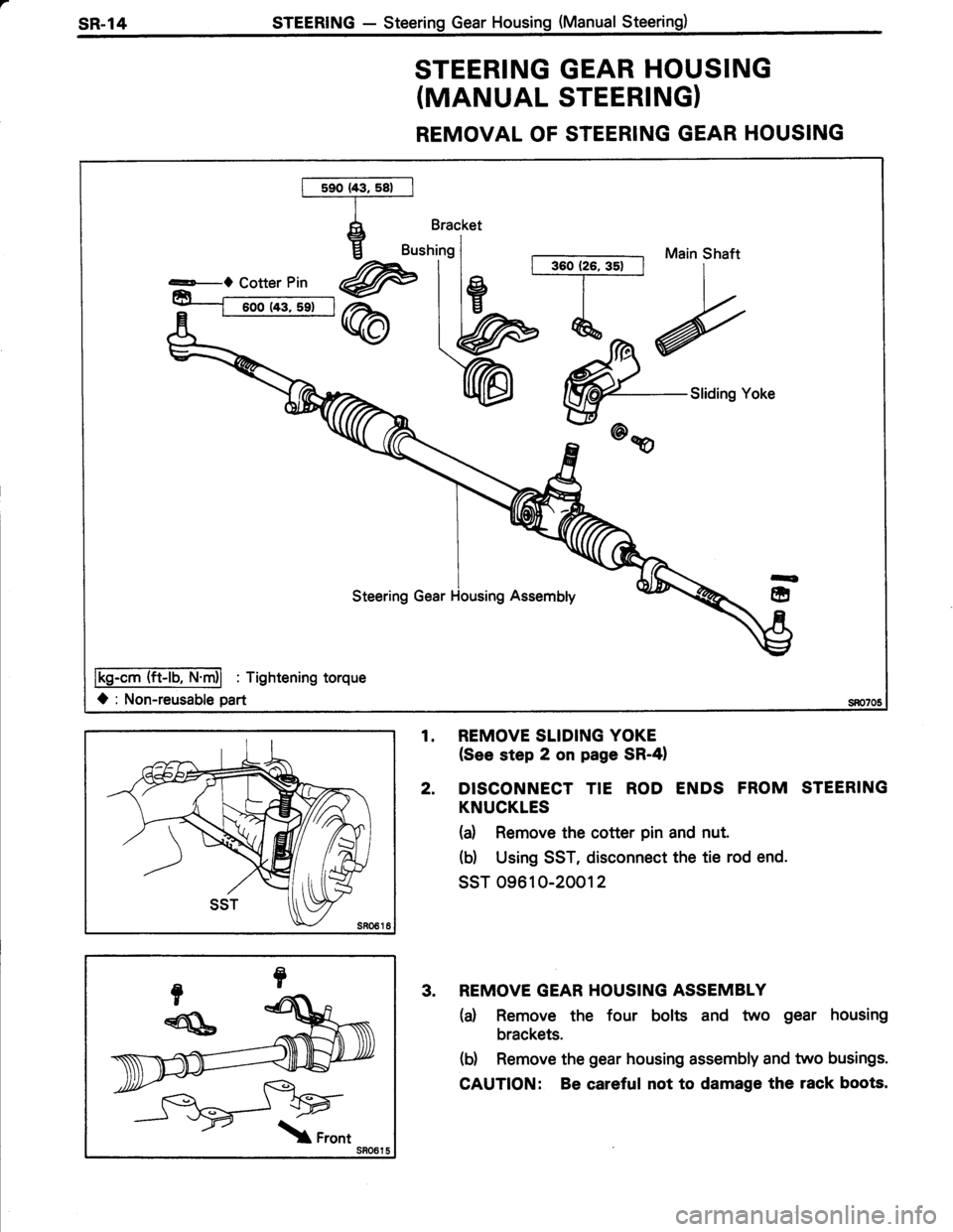 TOYOTA TERCEL 1985  Repair Manual 