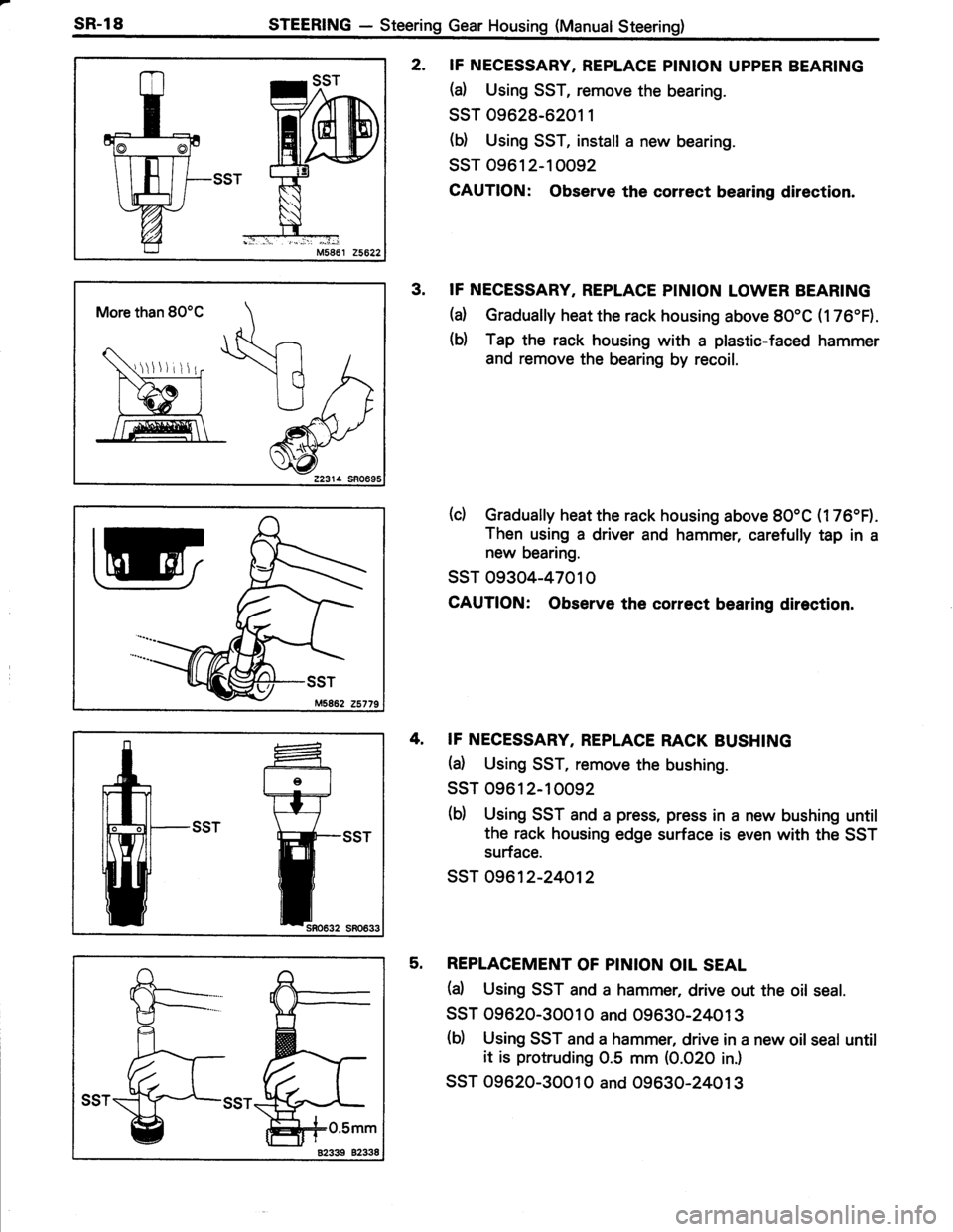 TOYOTA TERCEL 1985  Repair Manual 
