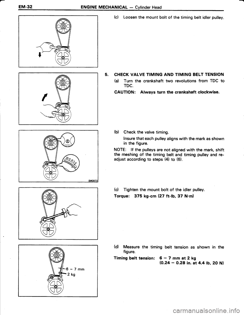 TOYOTA TERCEL 1985 Manual PDF TOYOTA TERCEL 1985 Manual PDF