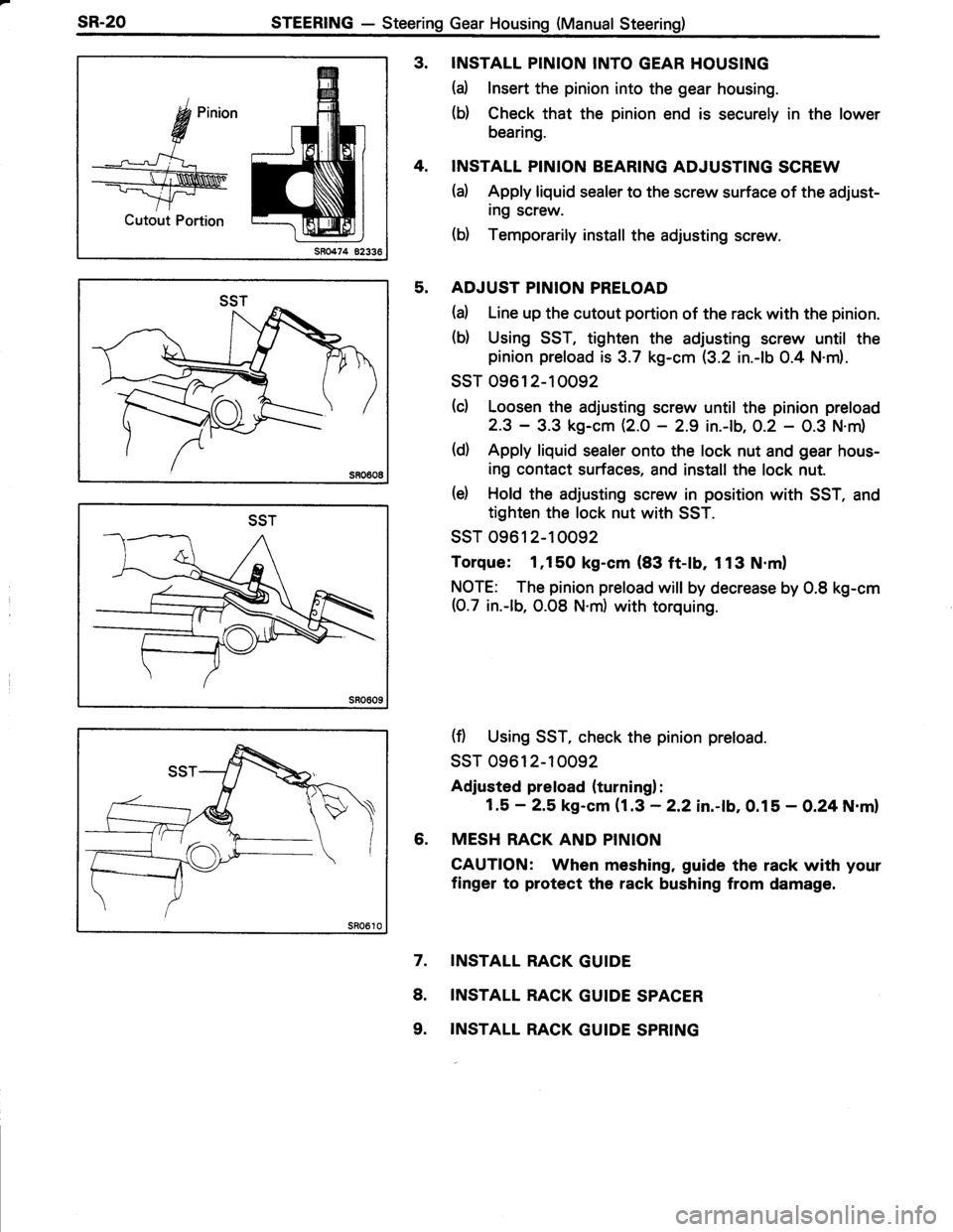 TOYOTA TERCEL 1985 Repair Manual TOYOTA TERCEL 1985 Repair Manual