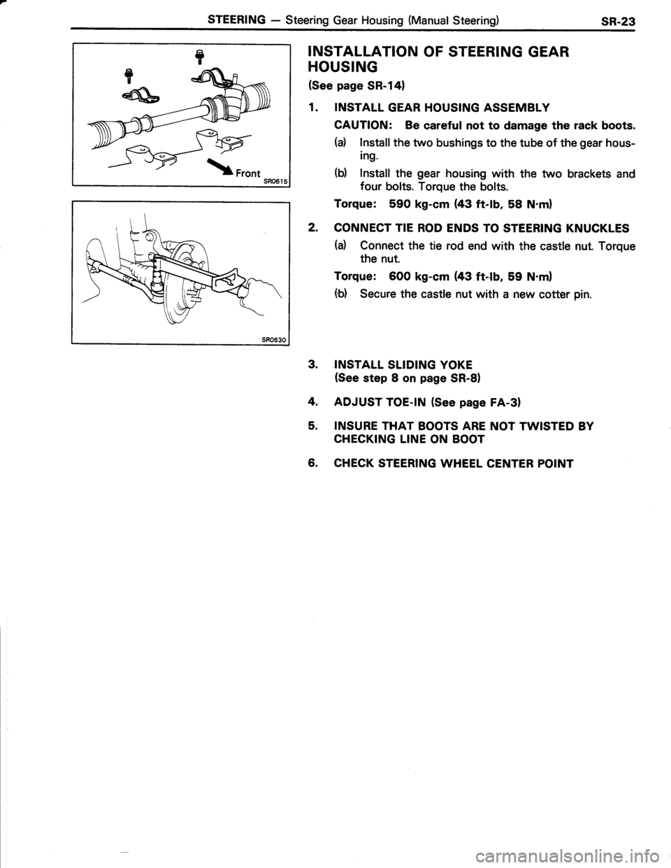TOYOTA TERCEL 1985 Repair Manual TOYOTA TERCEL 1985 Repair Manual