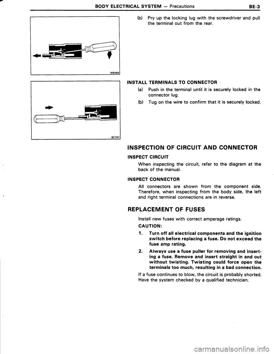 TOYOTA TERCEL 1985 Repair Manual TOYOTA TERCEL 1985 Repair Manual