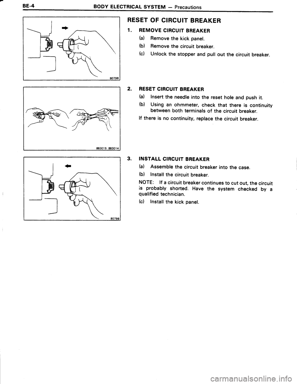 TOYOTA TERCEL 1985 Repair Manual TOYOTA TERCEL 1985 Repair Manual