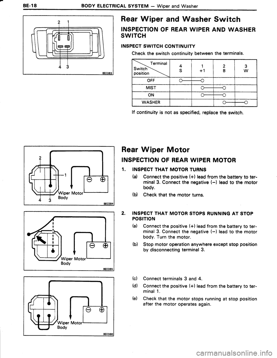TOYOTA TERCEL 1985 Repair Manual TOYOTA TERCEL 1985 Repair Manual