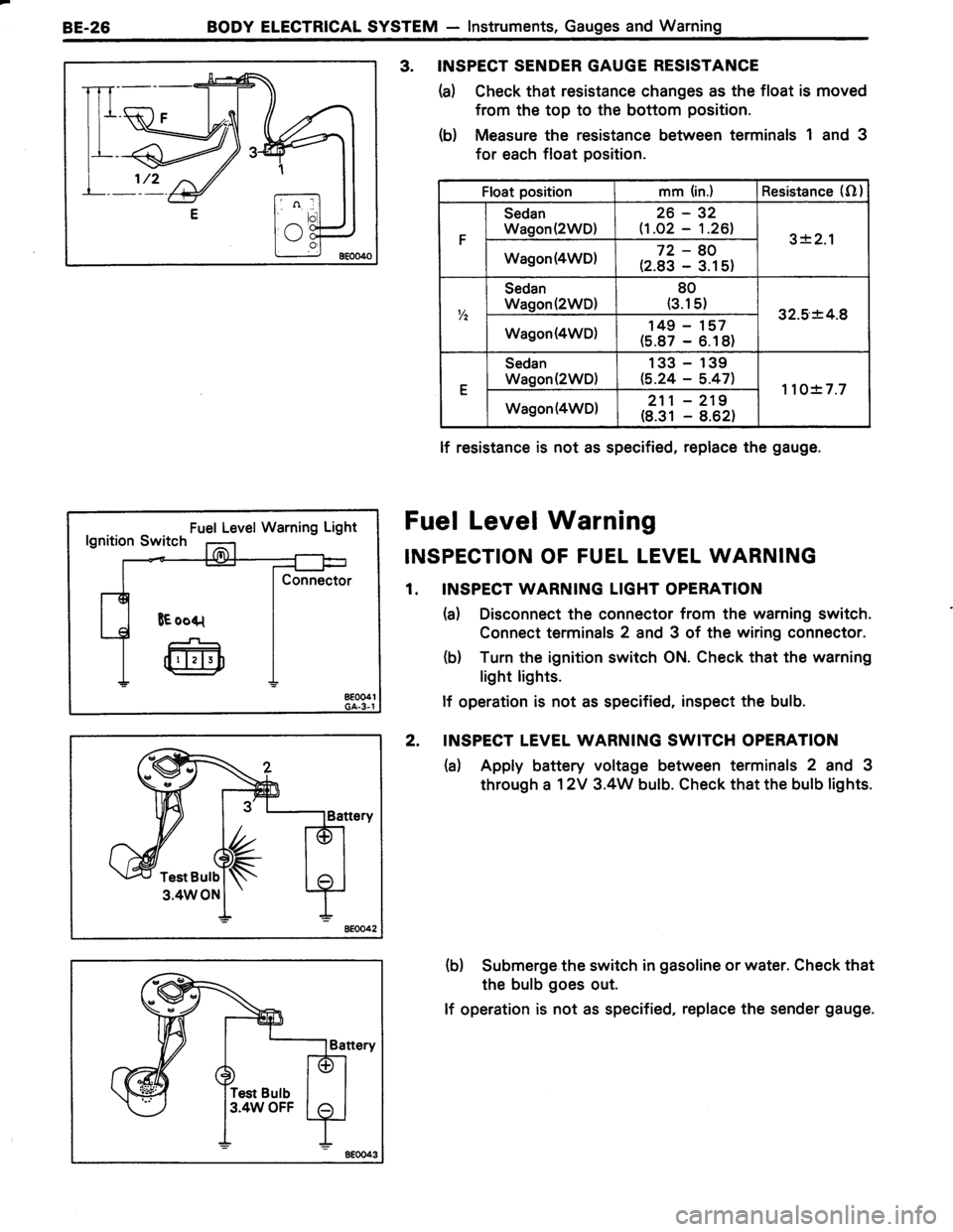 TOYOTA TERCEL 1985 Repair Manual TOYOTA TERCEL 1985 Repair Manual
