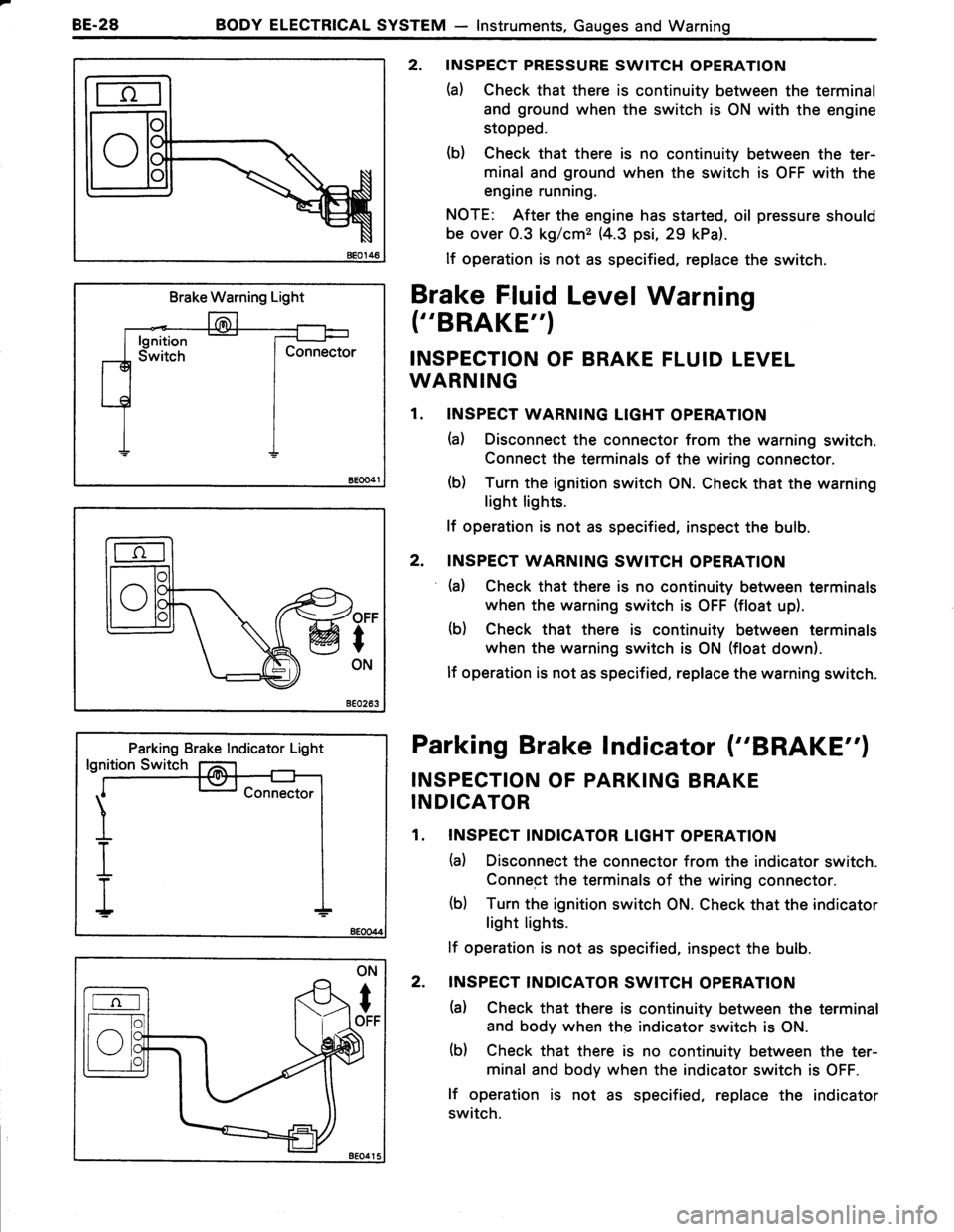 TOYOTA TERCEL 1985 Repair Manual TOYOTA TERCEL 1985 Repair Manual