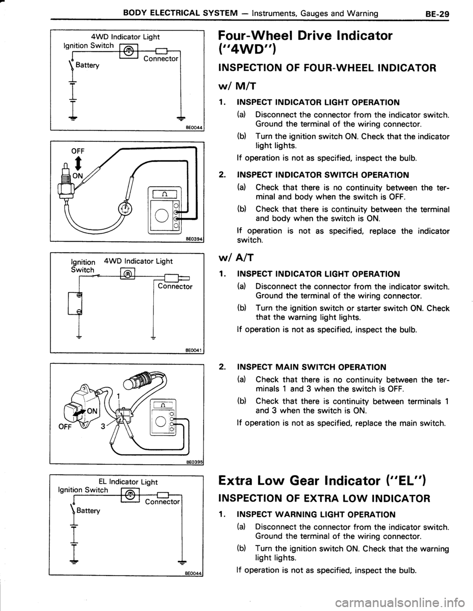 TOYOTA TERCEL 1985 Repair Manual TOYOTA TERCEL 1985 Repair Manual
