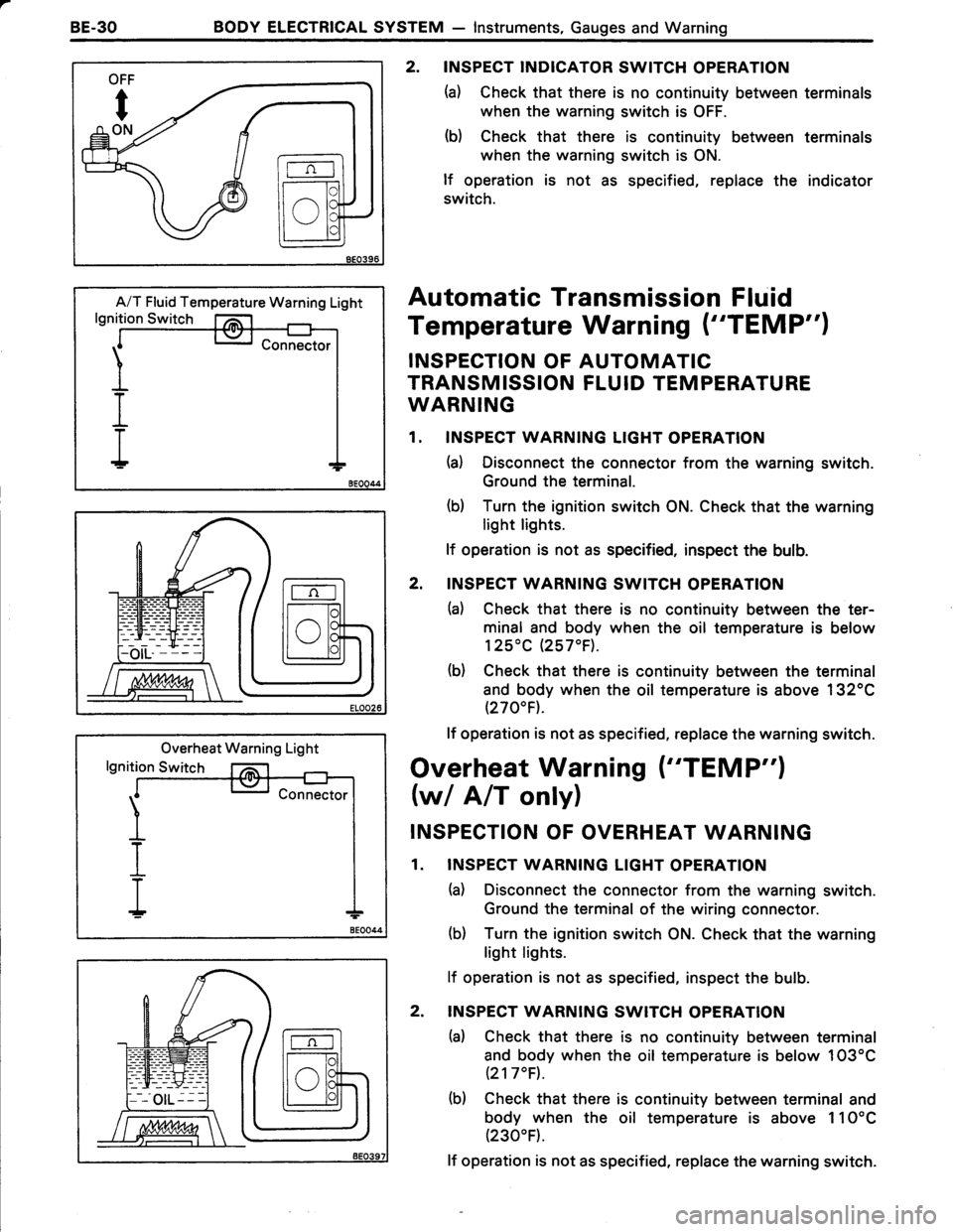 TOYOTA TERCEL 1985 Repair Manual TOYOTA TERCEL 1985 Repair Manual