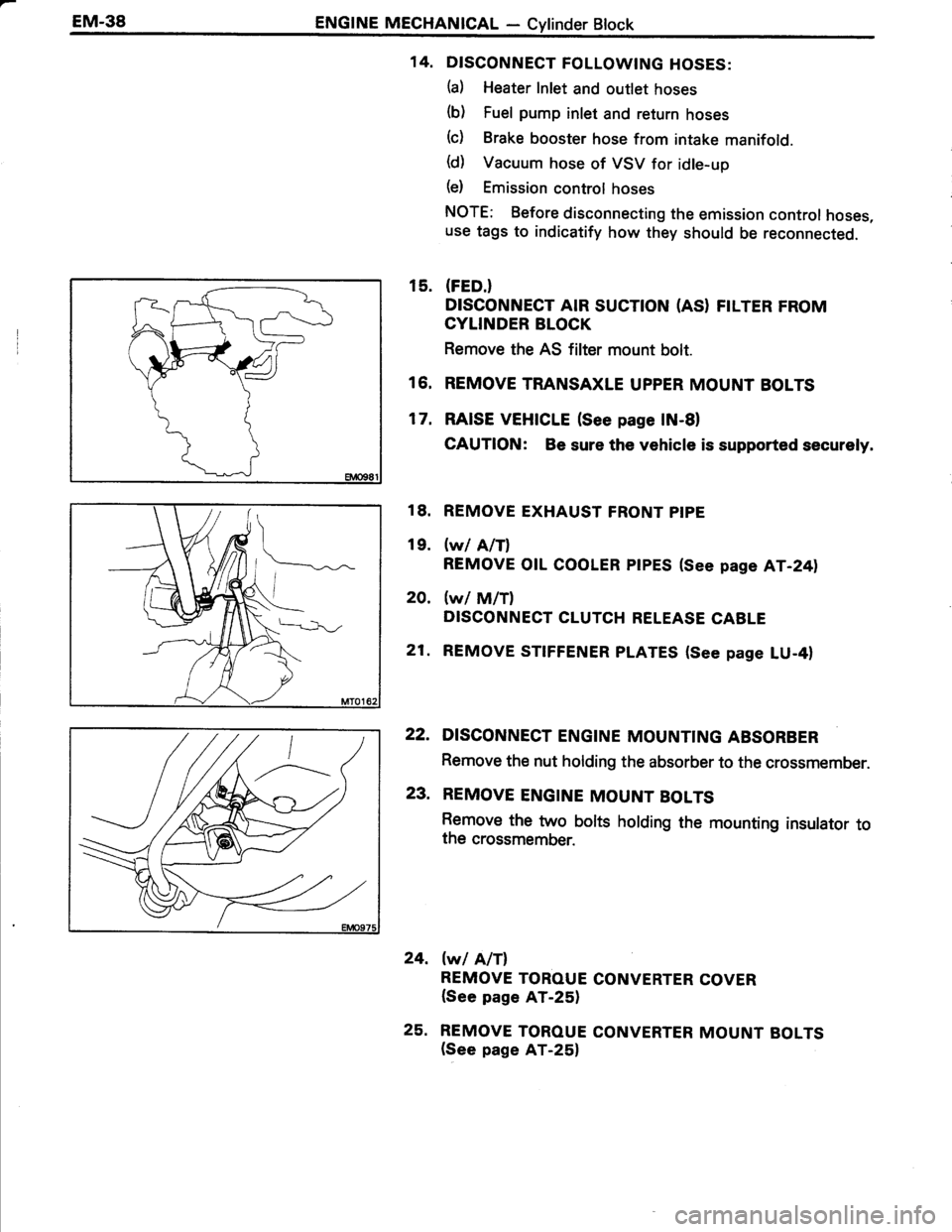 TOYOTA TERCEL 1985 Manual PDF TOYOTA TERCEL 1985 Manual PDF