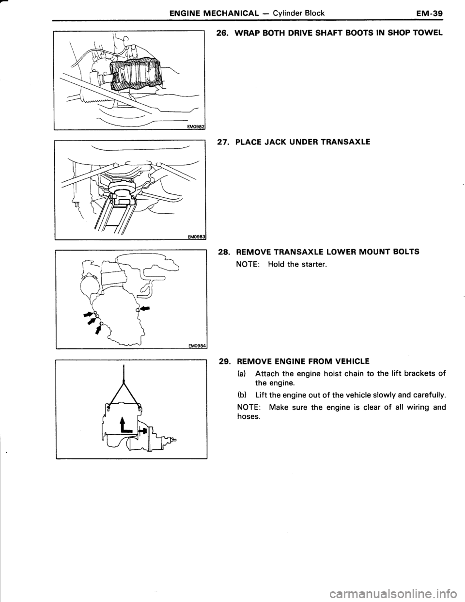 TOYOTA TERCEL 1985 Manual PDF TOYOTA TERCEL 1985 Manual PDF