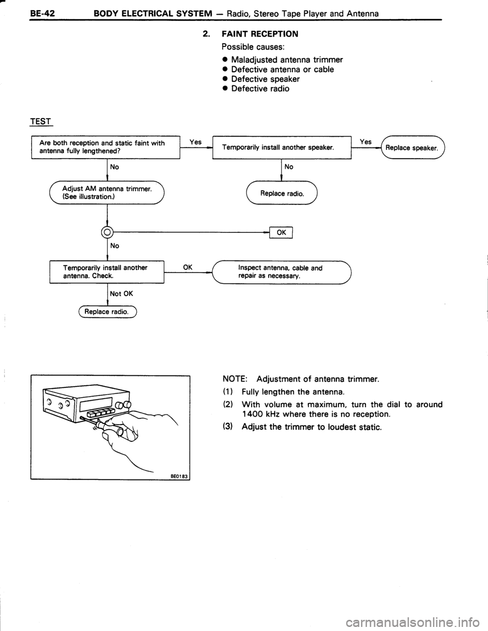 TOYOTA TERCEL 1985 Repair Manual TOYOTA TERCEL 1985 Repair Manual