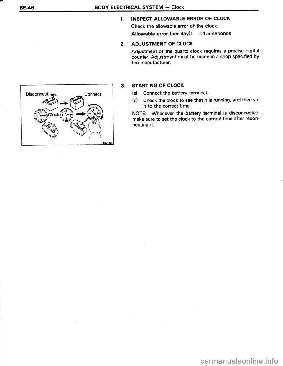 TOYOTA TERCEL 1985 Repair Manual TOYOTA TERCEL 1985 Repair Manual