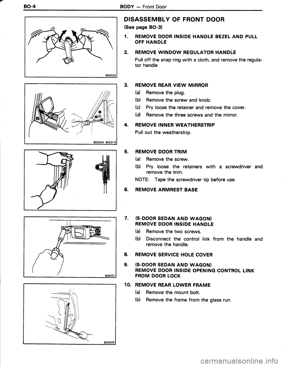 TOYOTA TERCEL 1985 Repair Manual TOYOTA TERCEL 1985 Repair Manual