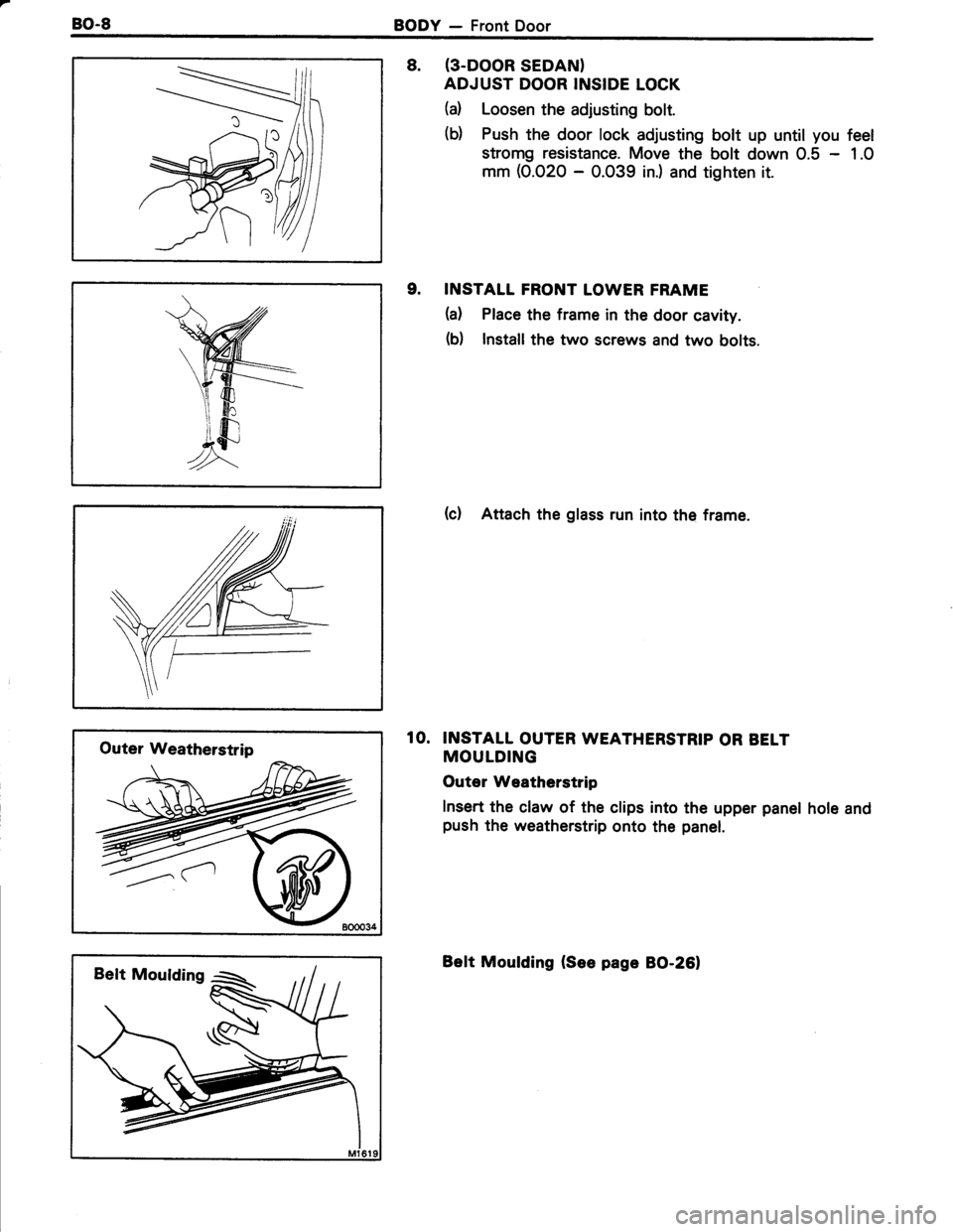 TOYOTA TERCEL 1985 Repair Manual TOYOTA TERCEL 1985 Repair Manual