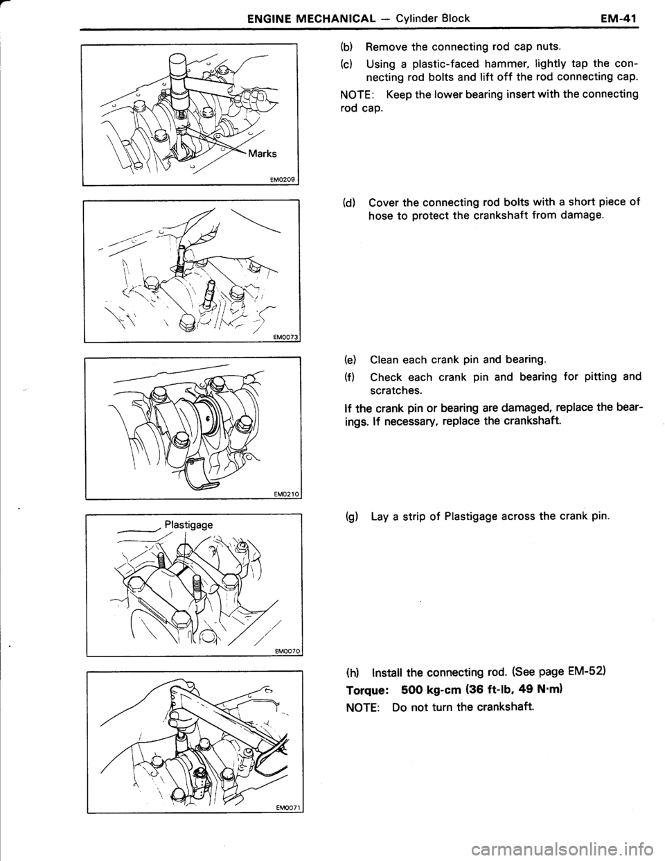 TOYOTA TERCEL 1985 Manual PDF 