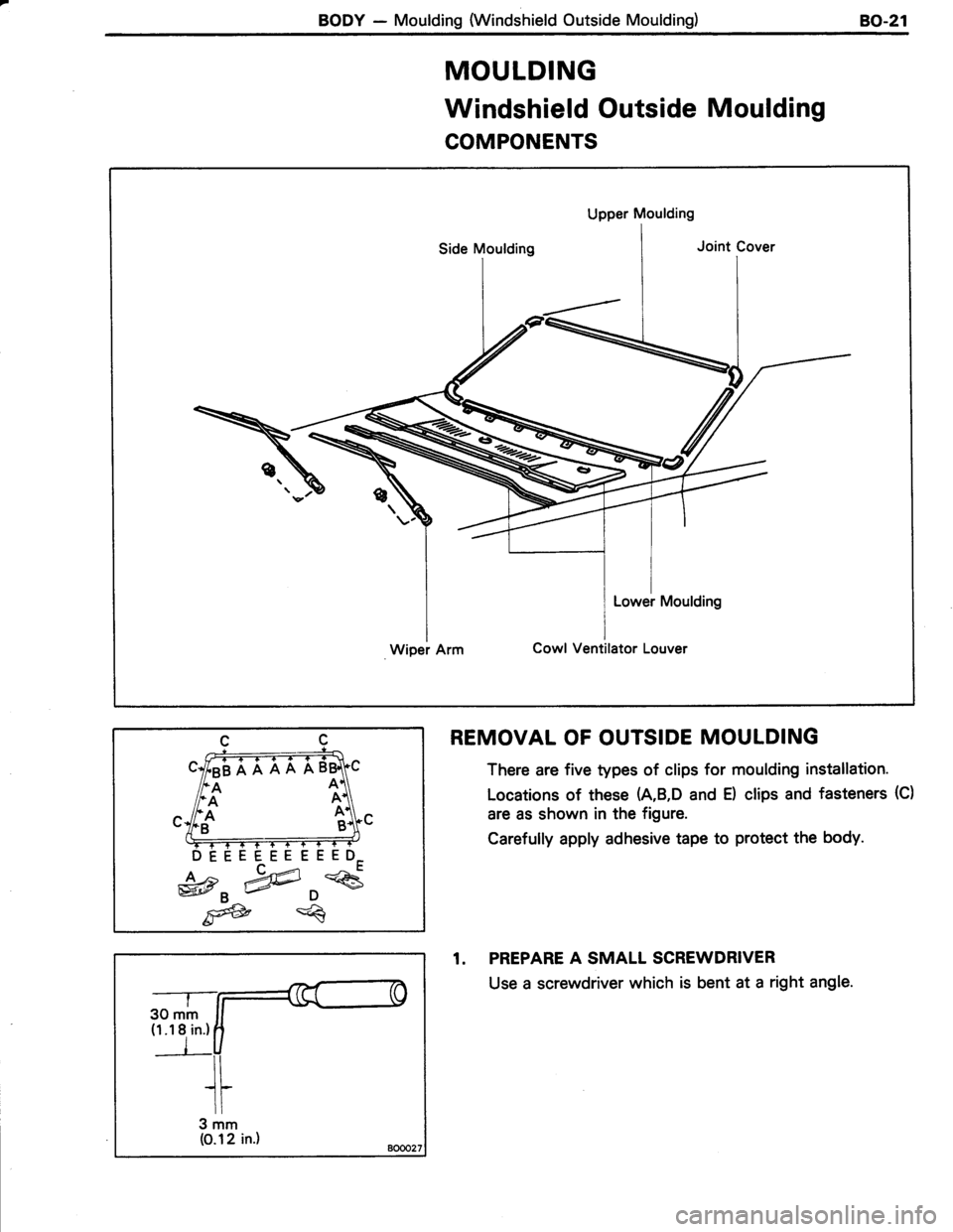 TOYOTA TERCEL 1985 Repair Manual TOYOTA TERCEL 1985 Repair Manual