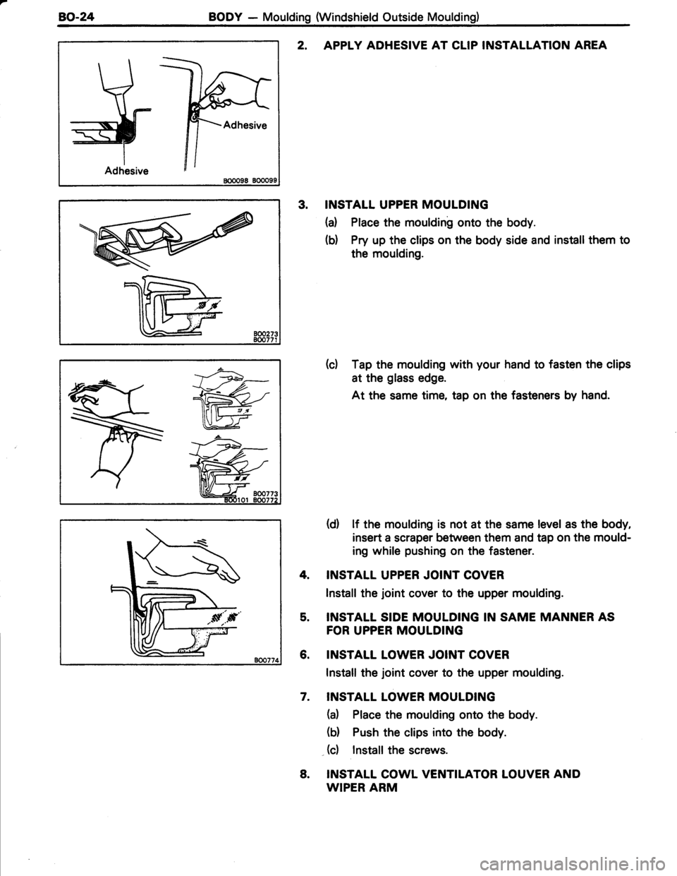 TOYOTA TERCEL 1985 Repair Manual TOYOTA TERCEL 1985 Repair Manual