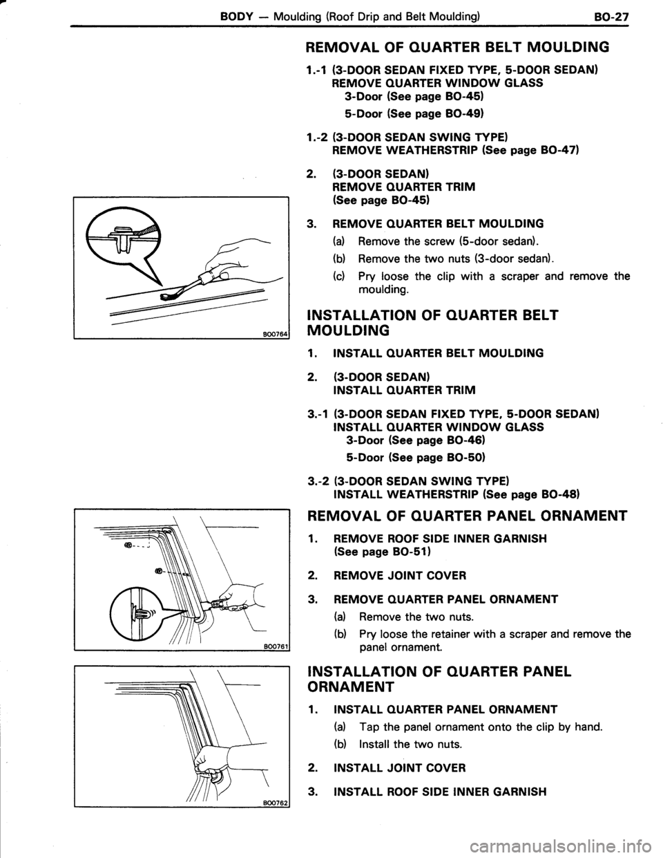TOYOTA TERCEL 1985 Repair Manual TOYOTA TERCEL 1985 Repair Manual