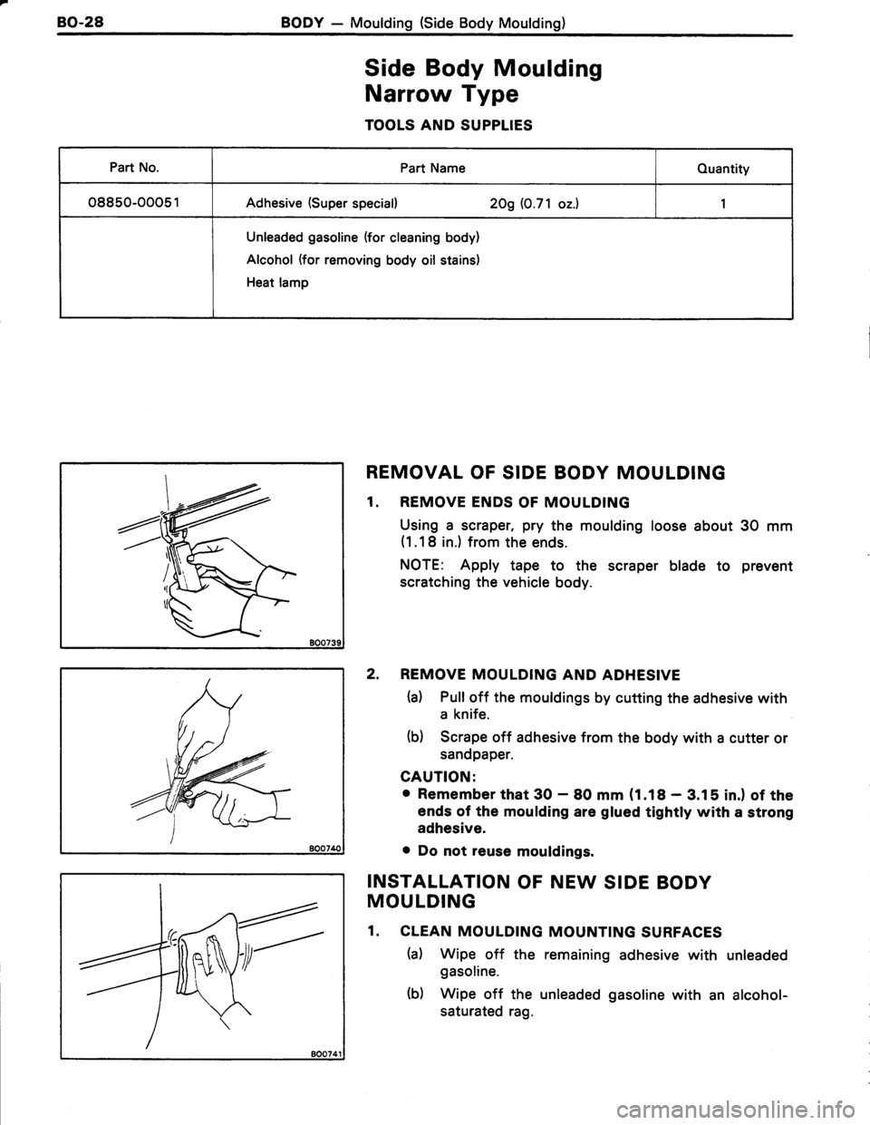 TOYOTA TERCEL 1985 Repair Manual TOYOTA TERCEL 1985 Repair Manual