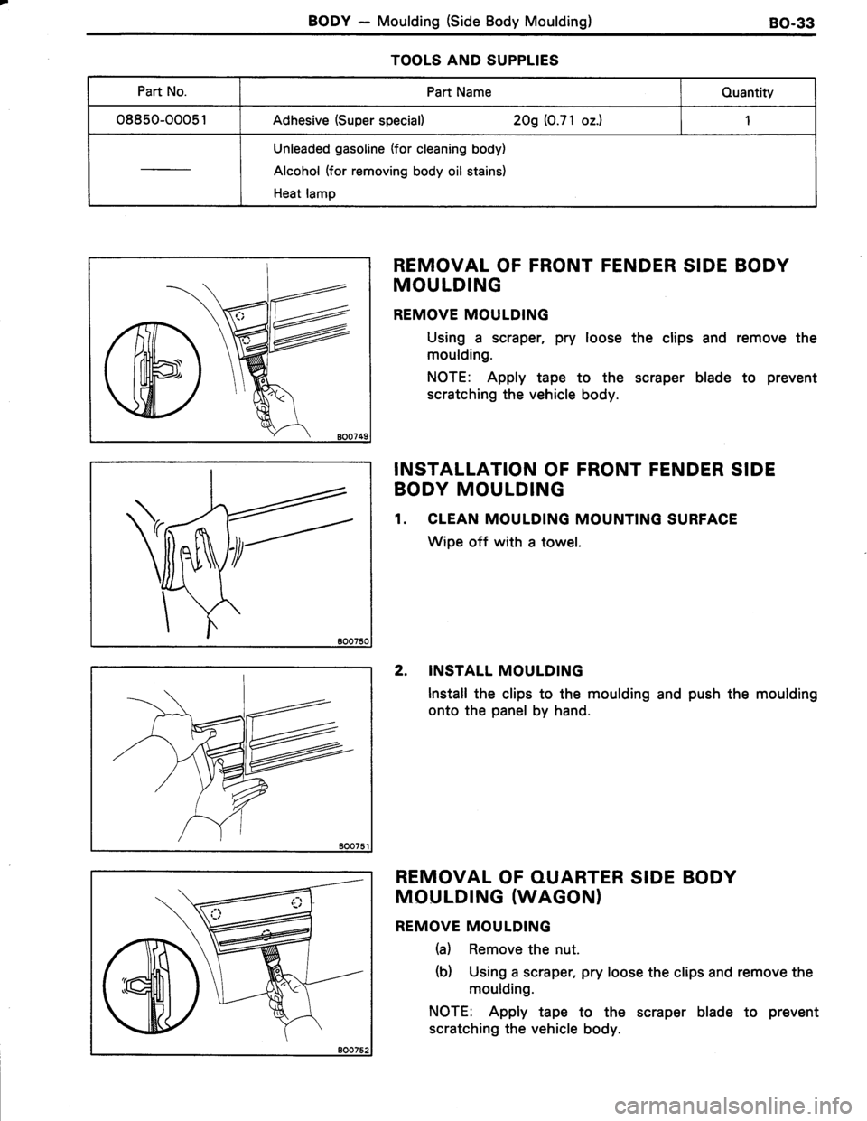 TOYOTA TERCEL 1985 Repair Manual TOYOTA TERCEL 1985 Repair Manual