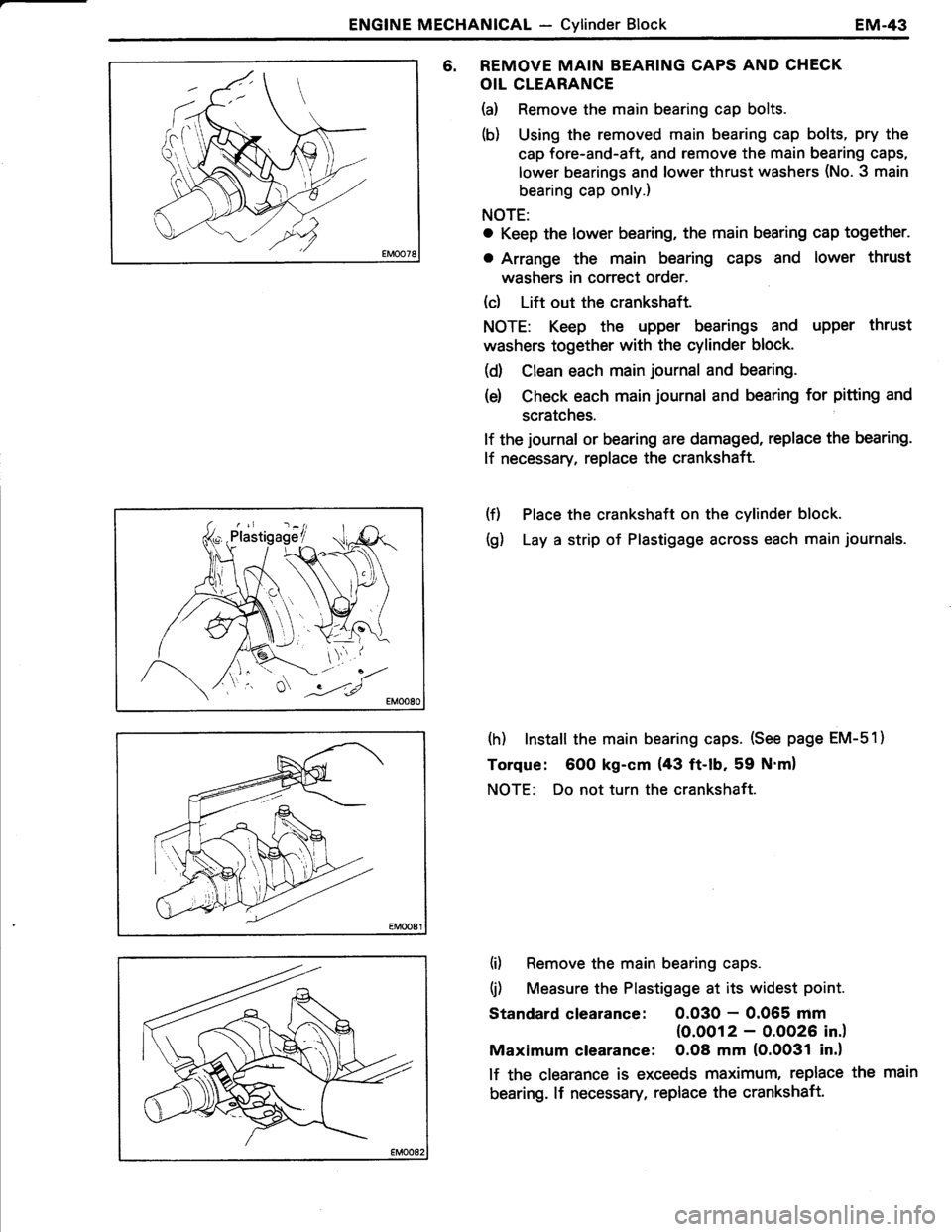 TOYOTA TERCEL 1985 Manual PDF 
