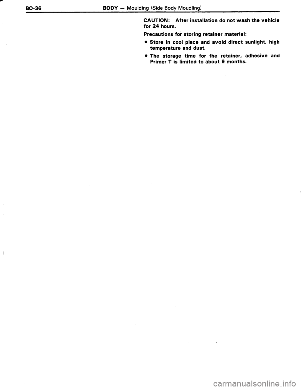 TOYOTA TERCEL 1985 Repair Manual TOYOTA TERCEL 1985 Repair Manual