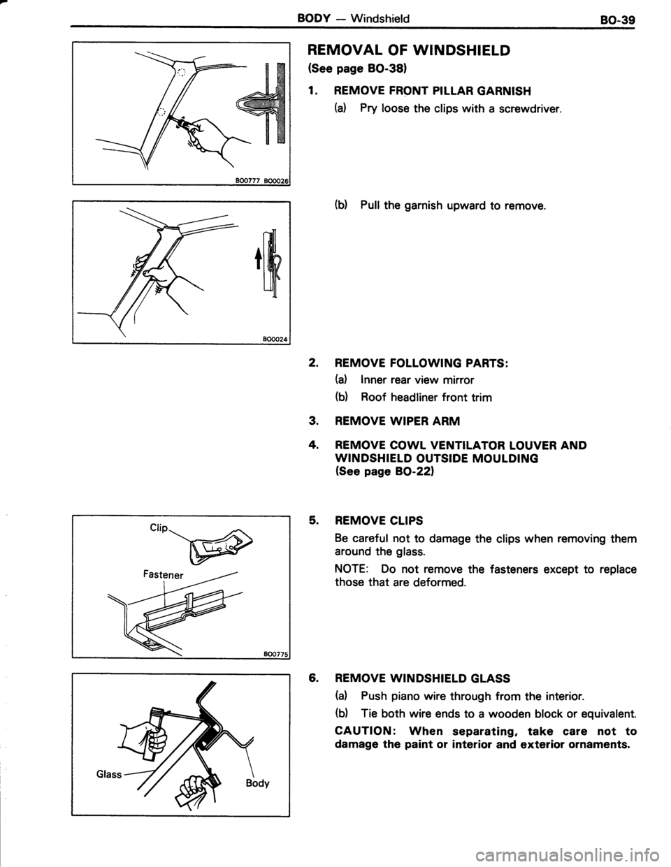 TOYOTA TERCEL 1985 Repair Manual TOYOTA TERCEL 1985 Repair Manual