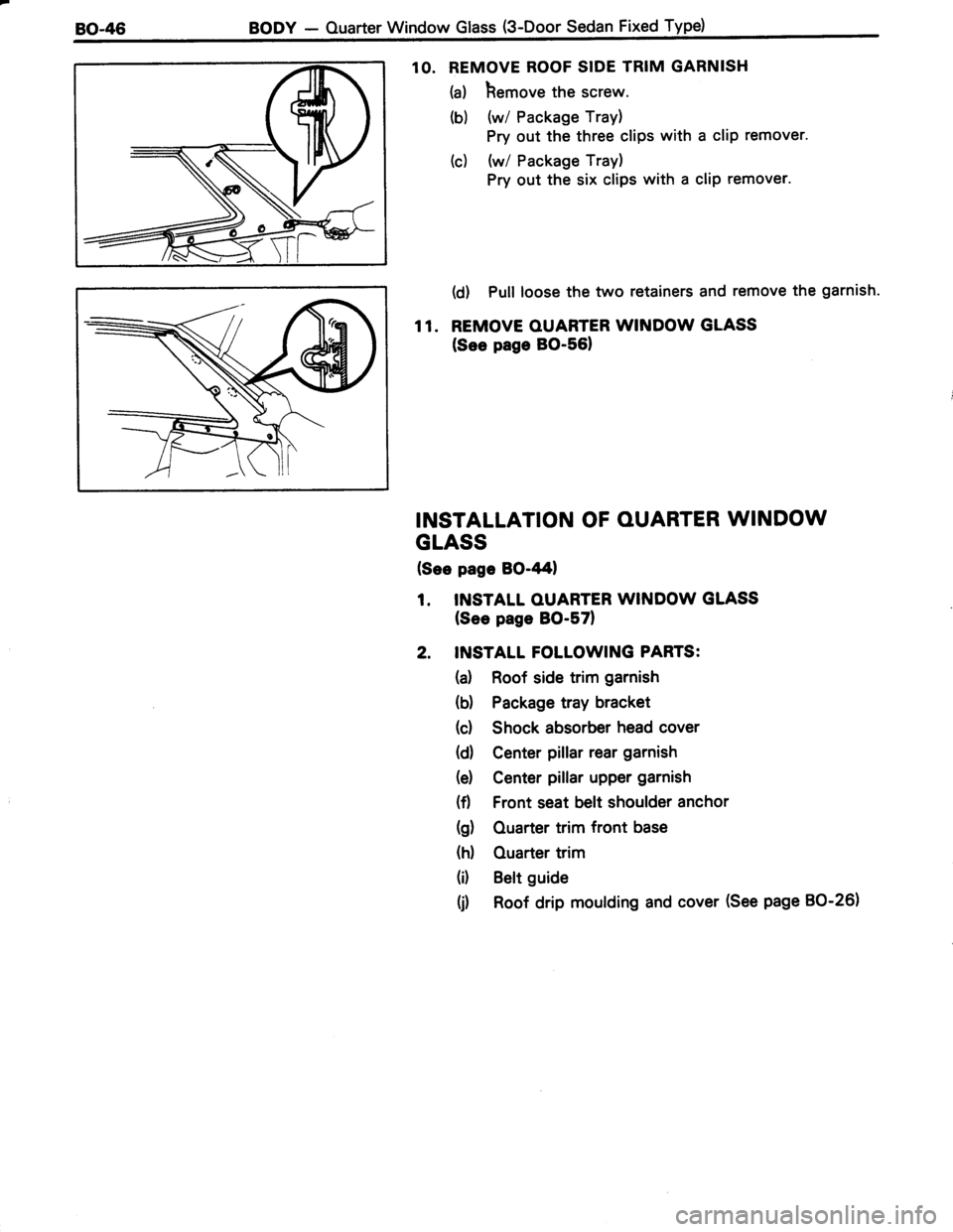 TOYOTA TERCEL 1985 Repair Manual TOYOTA TERCEL 1985 Repair Manual