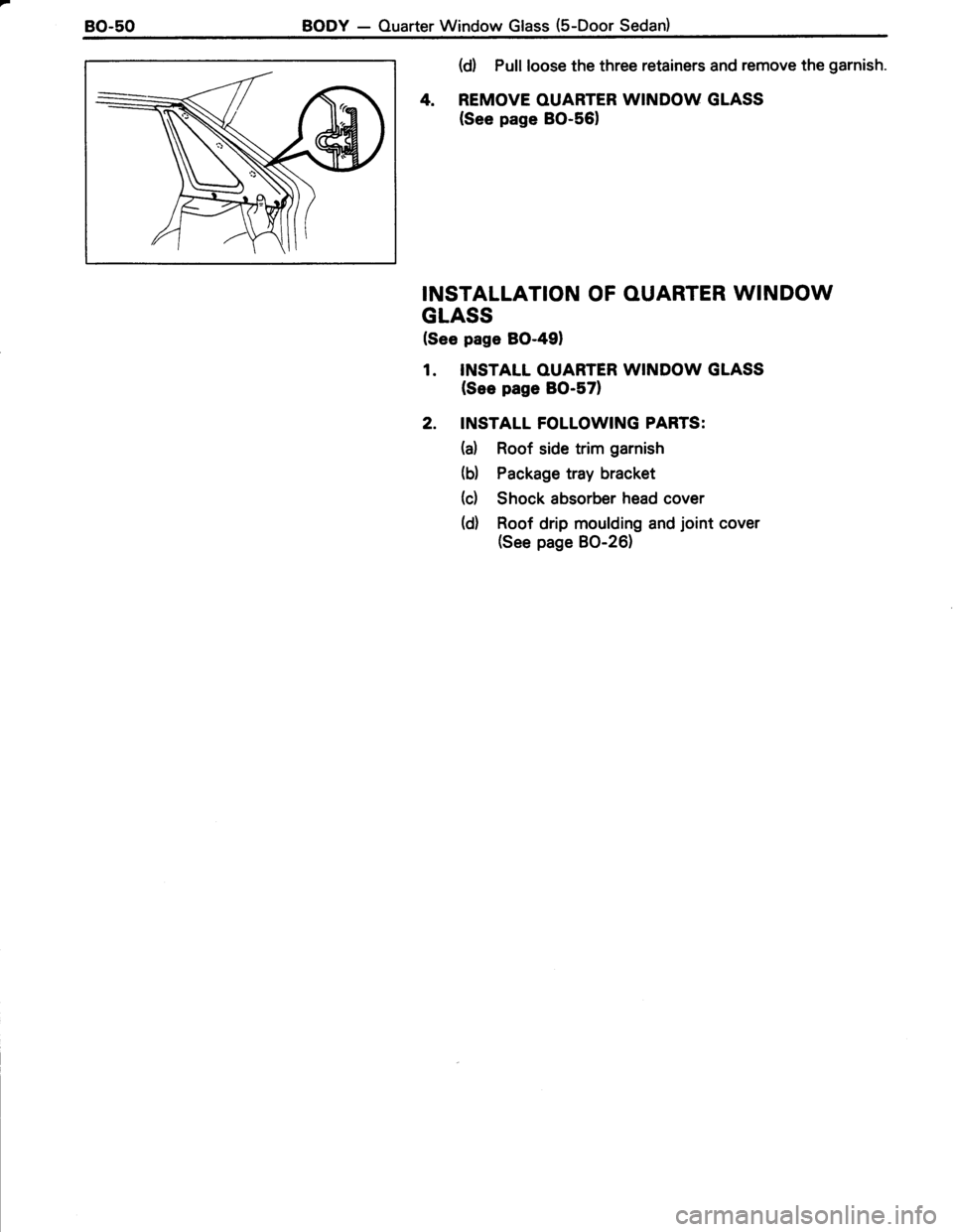 TOYOTA TERCEL 1985 Repair Manual TOYOTA TERCEL 1985 Repair Manual