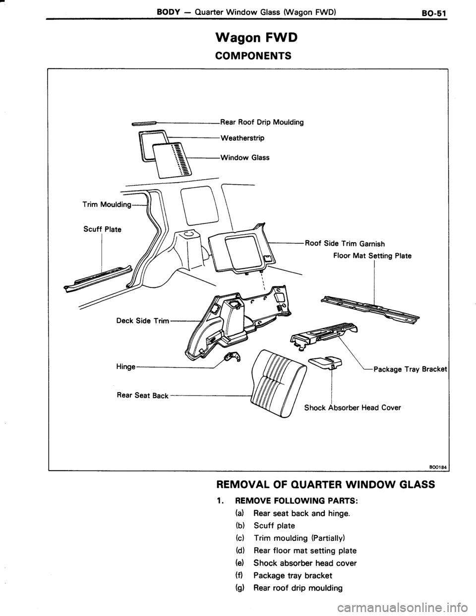 TOYOTA TERCEL 1985 Repair Manual TOYOTA TERCEL 1985 Repair Manual