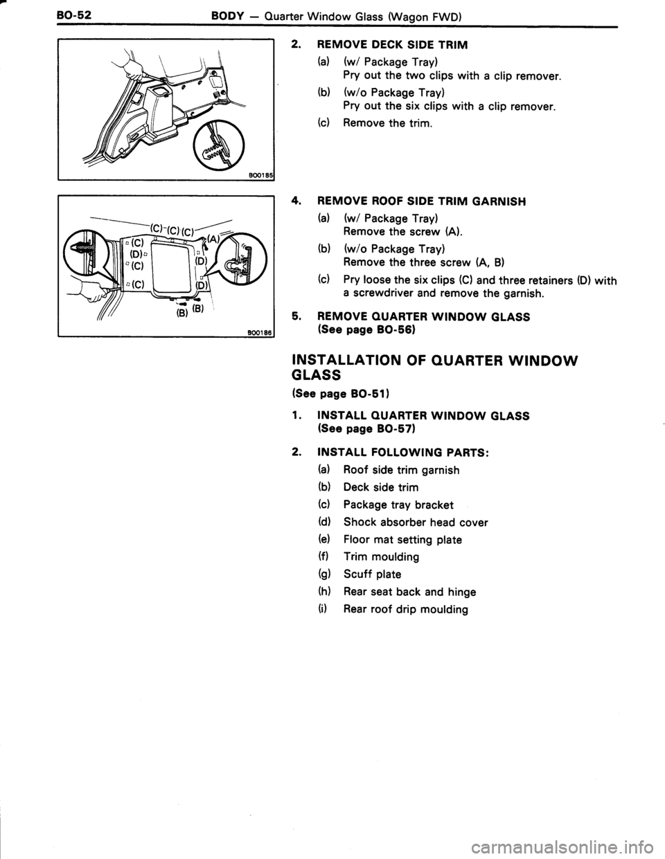 TOYOTA TERCEL 1985 Repair Manual TOYOTA TERCEL 1985 Repair Manual