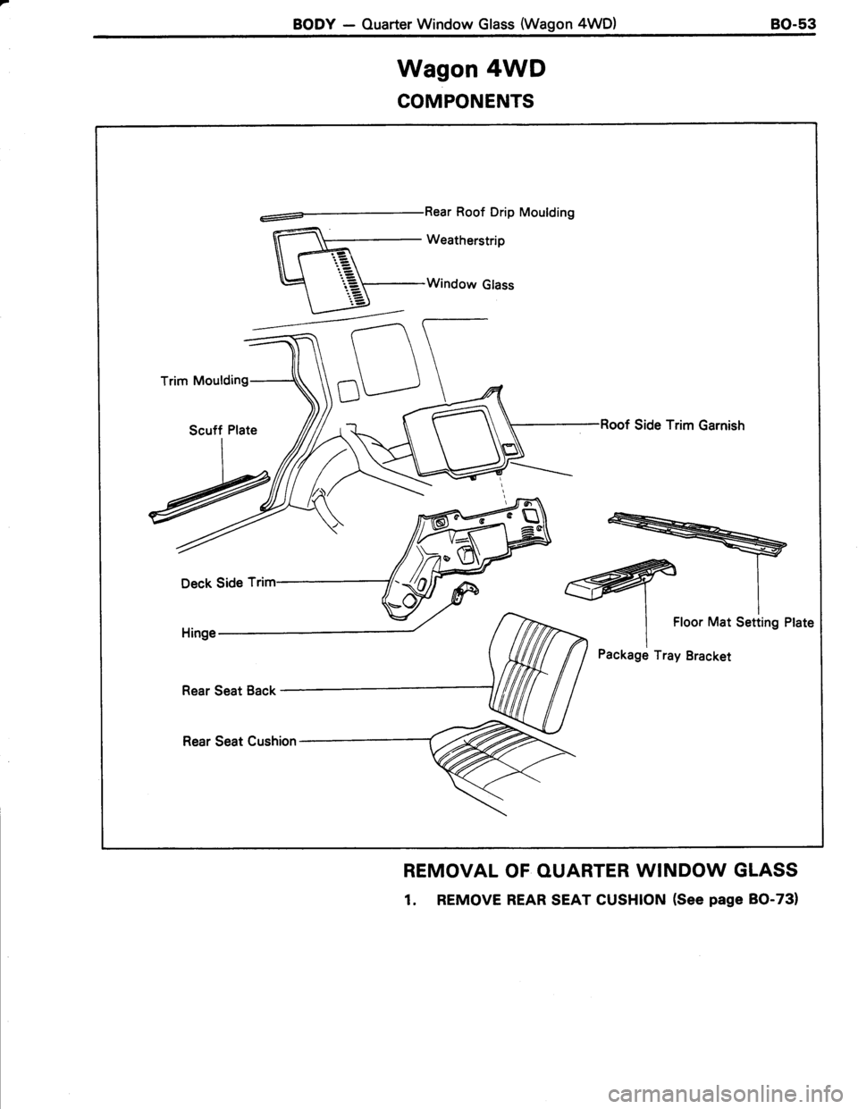 TOYOTA TERCEL 1985 Repair Manual TOYOTA TERCEL 1985 Repair Manual