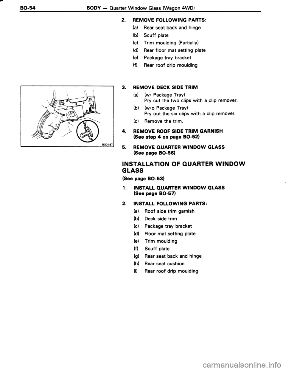 TOYOTA TERCEL 1985 Repair Manual TOYOTA TERCEL 1985 Repair Manual
