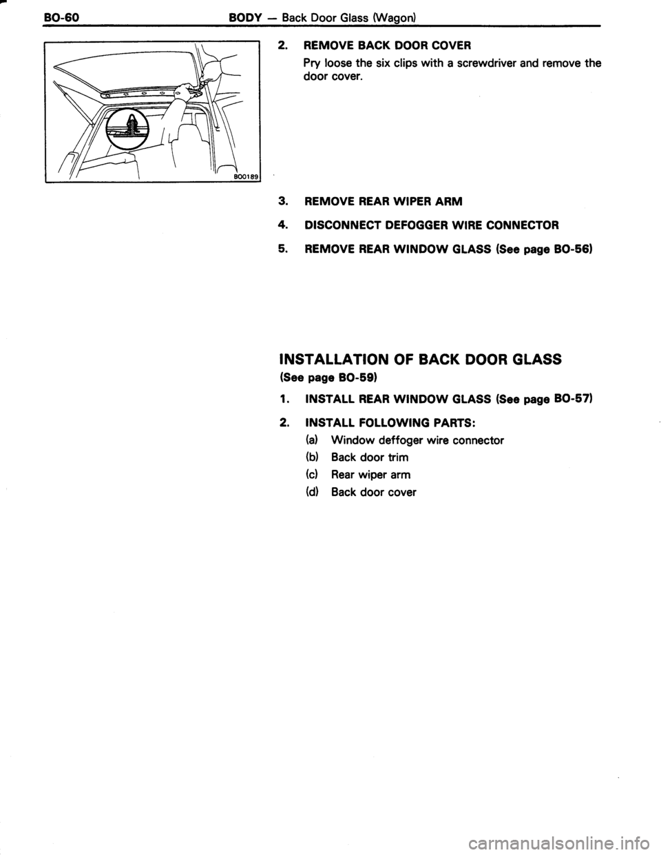 TOYOTA TERCEL 1985 Repair Manual TOYOTA TERCEL 1985 Repair Manual