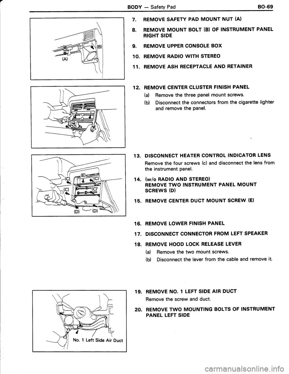 TOYOTA TERCEL 1985 Repair Manual TOYOTA TERCEL 1985 Repair Manual
