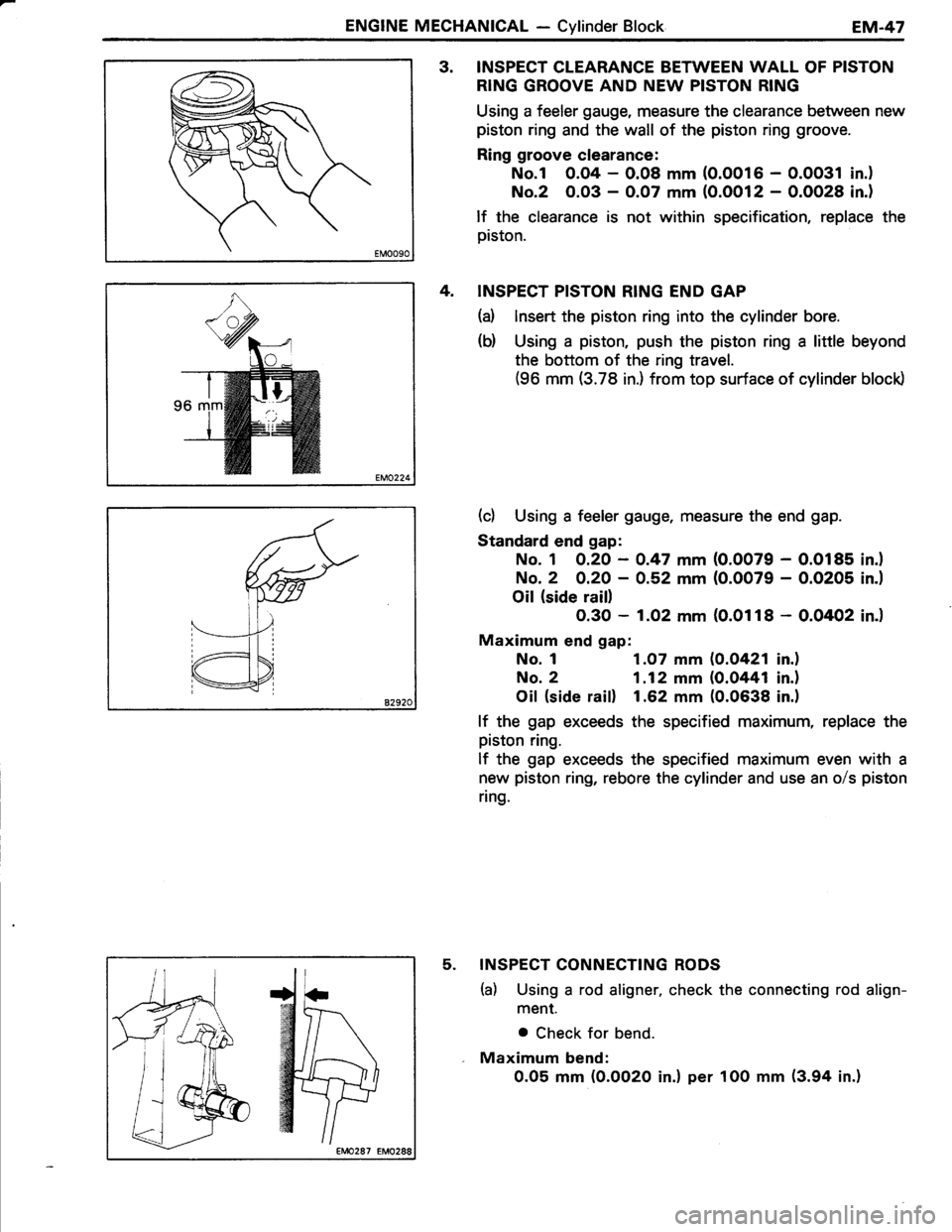 TOYOTA TERCEL 1985 Manual PDF 