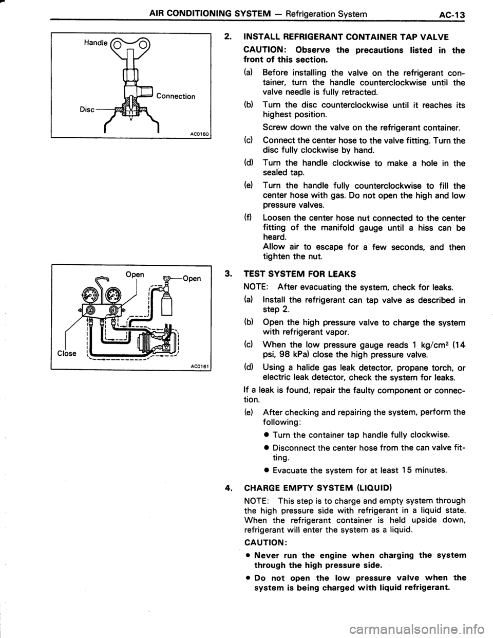 TOYOTA TERCEL 1985  Repair Manual 