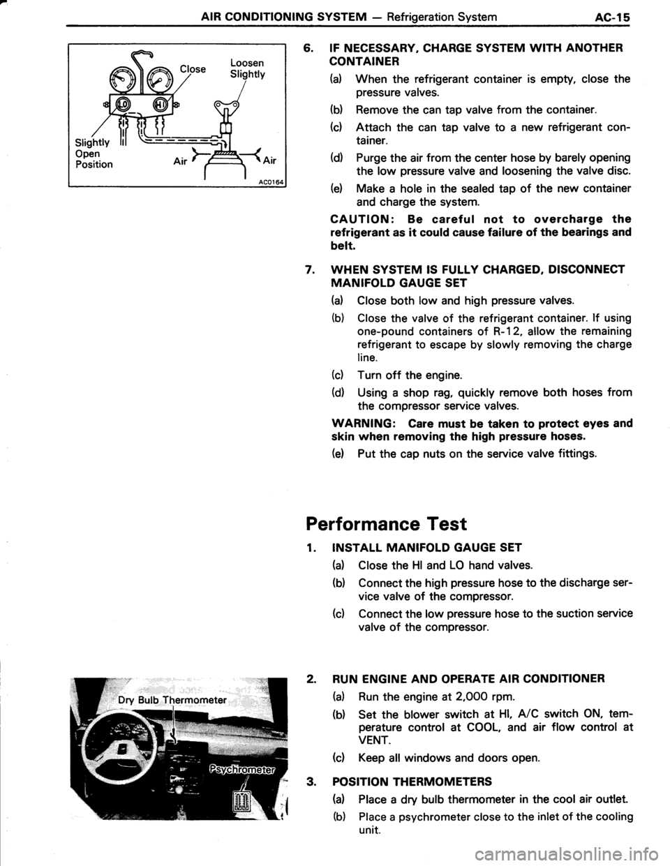 TOYOTA TERCEL 1985  Repair Manual 