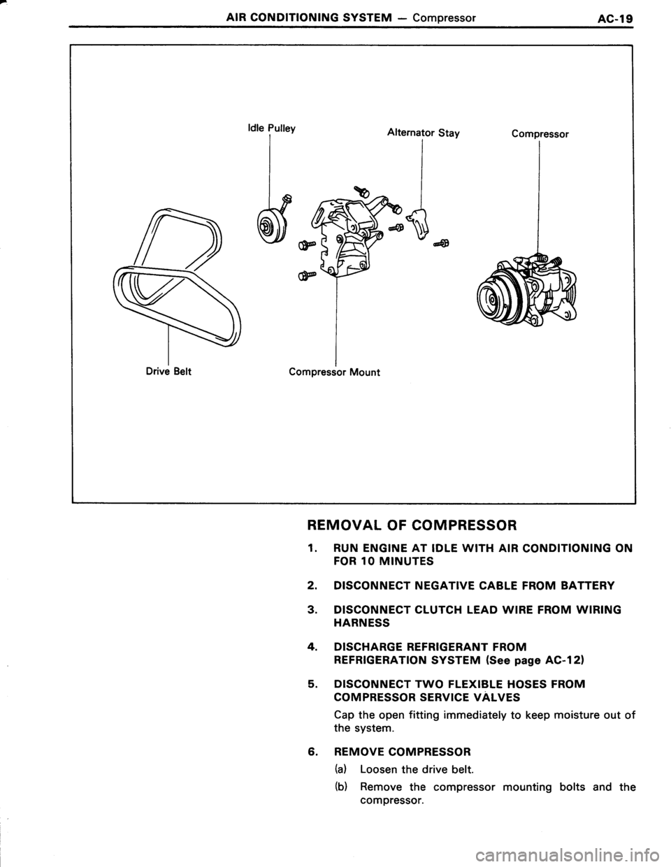 TOYOTA TERCEL 1985  Repair Manual 
