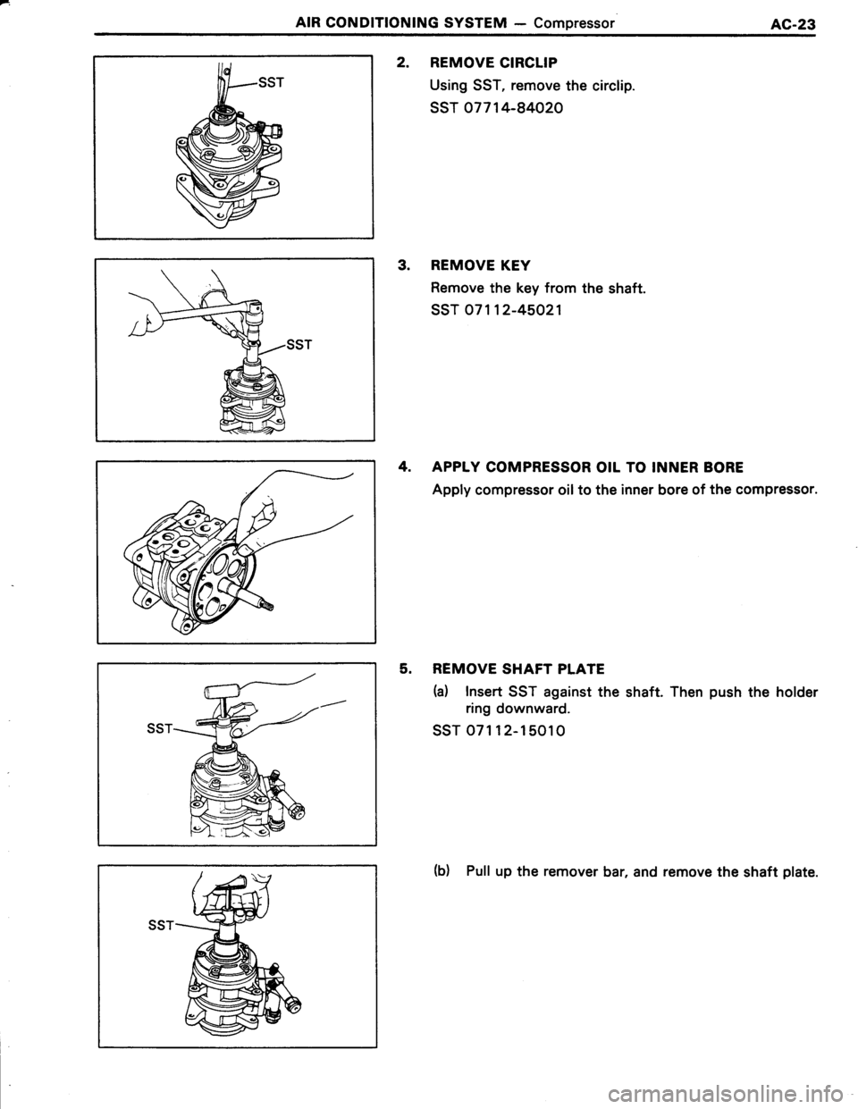 TOYOTA TERCEL 1985  Repair Manual 