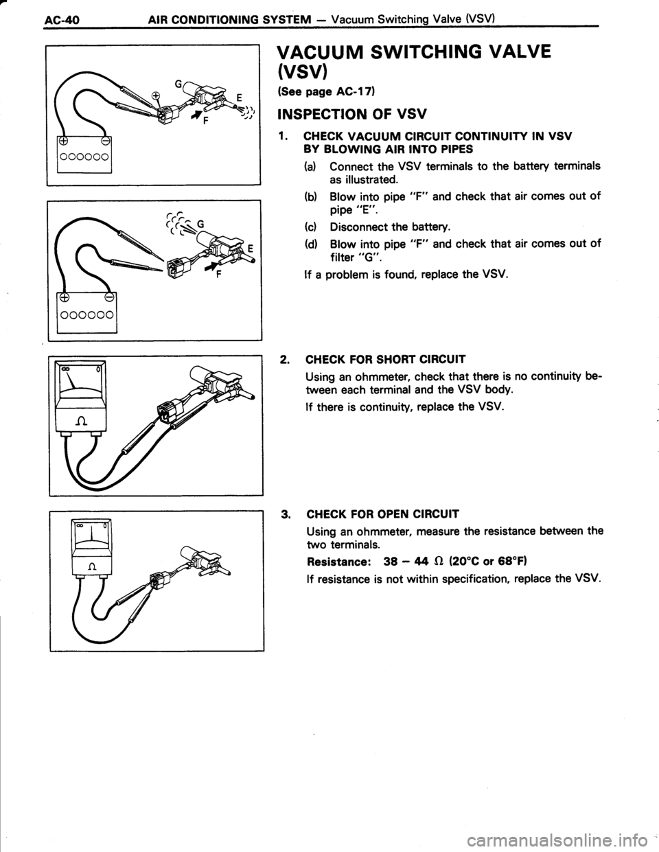 TOYOTA TERCEL 1985  Repair Manual 