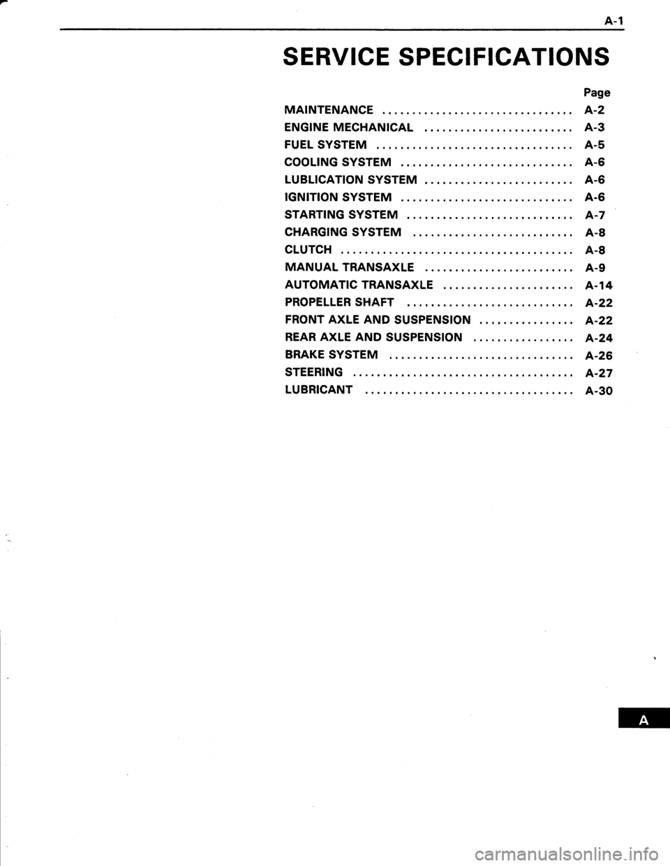 TOYOTA TERCEL 1985  Repair Manual 