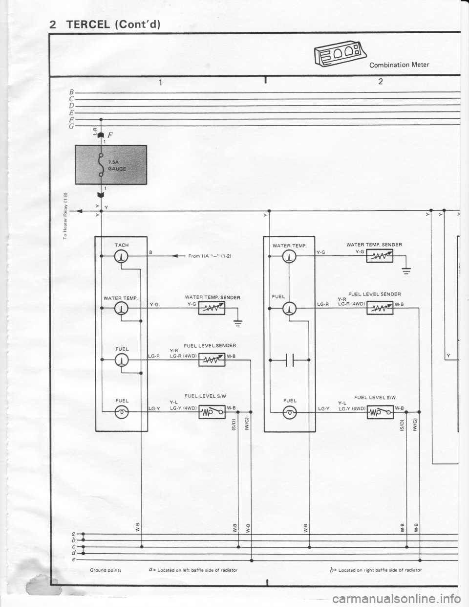 TOYOTA TERCEL 1985 Repair Manual TOYOTA TERCEL 1985 Repair Manual