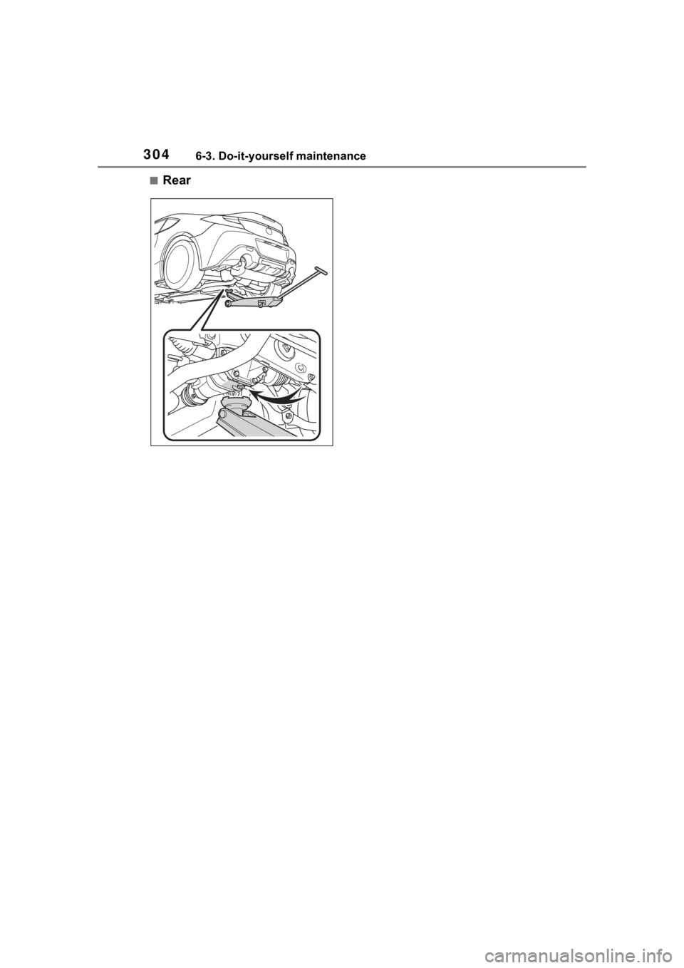 TOYOTA 86 2022  Owners Manual 3046-3. Do-it-yourself maintenance
■Rear 