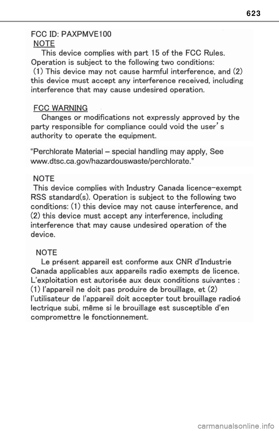 TOYOTA CAMRY HYBRID 2022 Owners Manual 623 TOYOTA CAMRY HYBRID 2022 Owners Manual 623