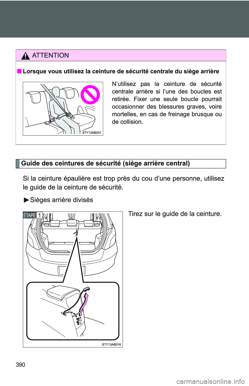 TOYOTA YARIS HATCHBACK 2011  Owners Manual 390
   
   